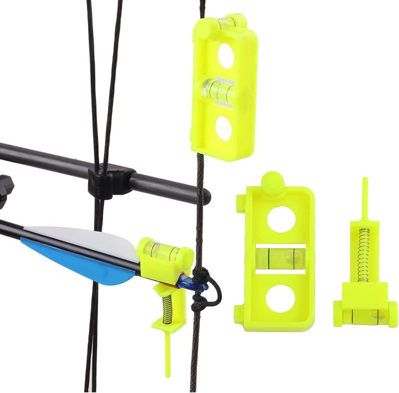 SOPOGER Archery Level Multifunctional Bow Level Tuning Tools for Rest and Sight Tunning, 3D Printing Bow String Bubble Level Bow Leveling Kit for Compound Bows - Image 1